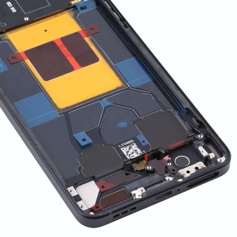For OPPO Reno6 5G PEQM00 CPH2251 Original Front Housing LCD Frame Bezel Plate (Black)