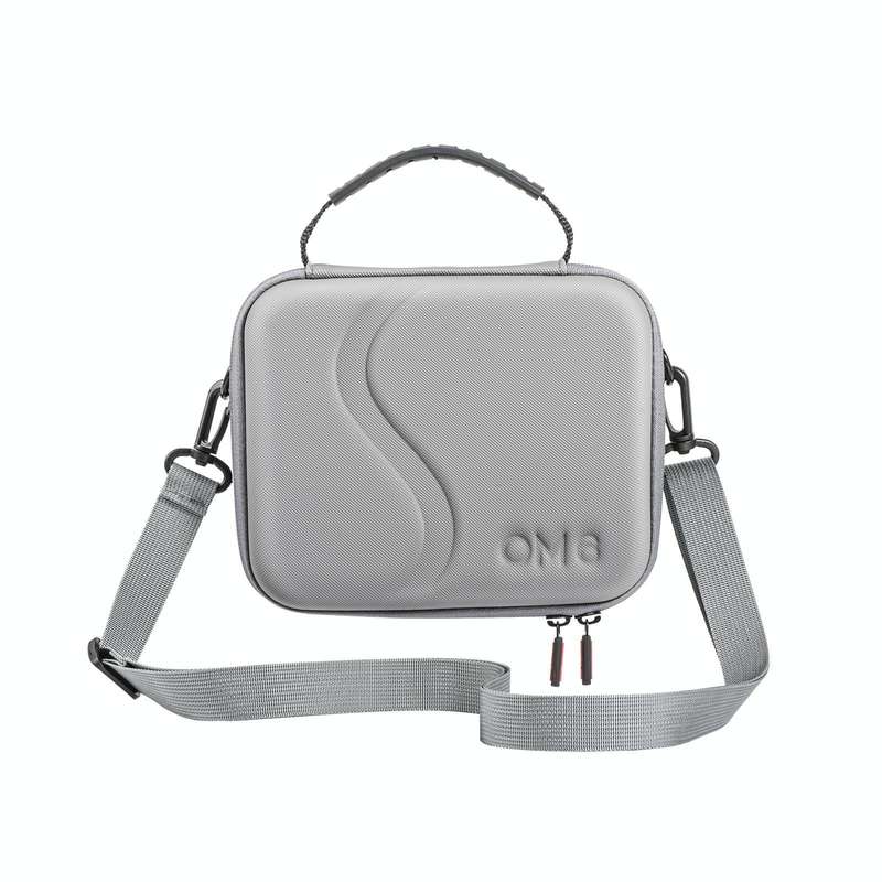 For DJI Osmo Mobile 6 STARTRC Portable Shockproof Waterproof PU Case Bag(Dark Gray)