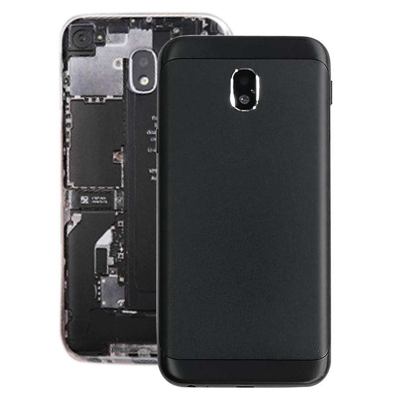 For Galaxy J3 (2017), J3 Pro (2017), J330F/DS, J330G/DS Back Cover (Black)