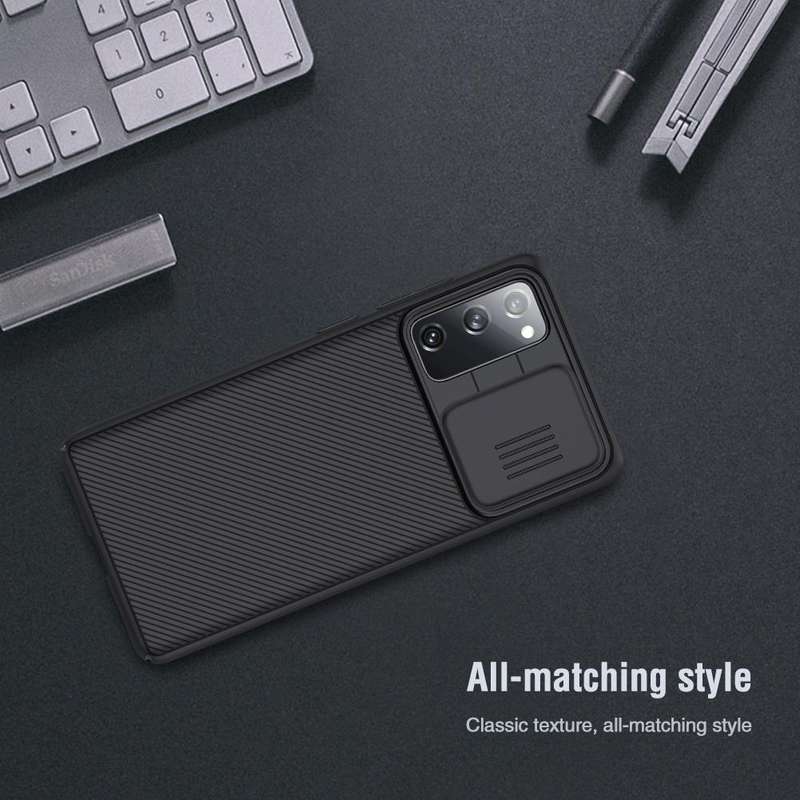 For Samsung Galaxy S20 FE NILLKIN Black Mirror Series PC Camshield Full Coverage Dust-proof Scrat...