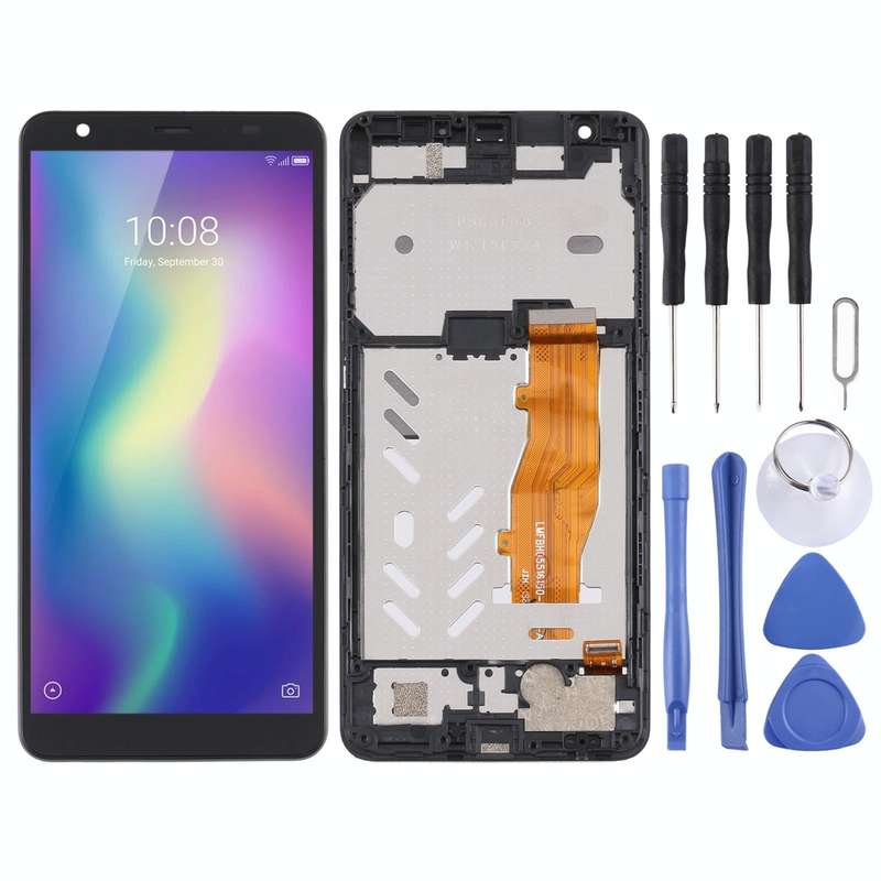 OEM LCD Screen For ZTE Blade A5 2019 Digitizer Full Assembly with FrameBlack)