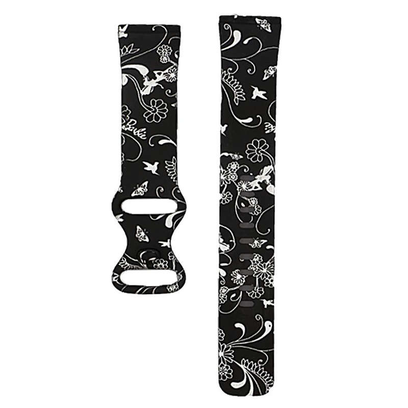 For Fitbit Versa 3 Printing Watch Band, Size: S (G)