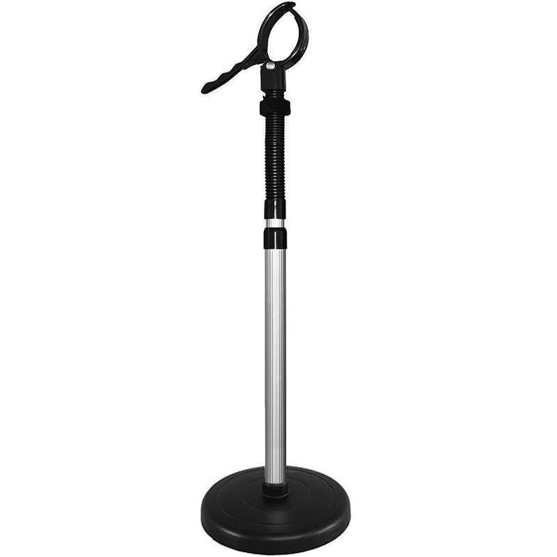 Stainless Steel Hair Dryer Storage Bracket Lazy Hair Dryer Hairdressing Bracket(Landing Models)