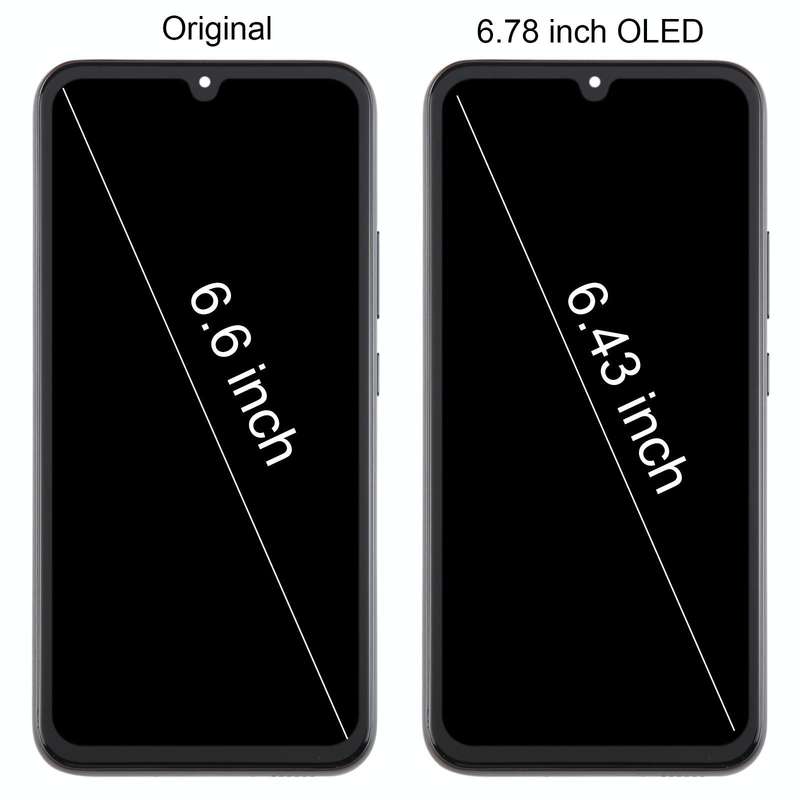 For Samsung Galaxy A34 SM-A346B 6.43inch OLED LCD Screen Digitizer Full Assembly with Frame