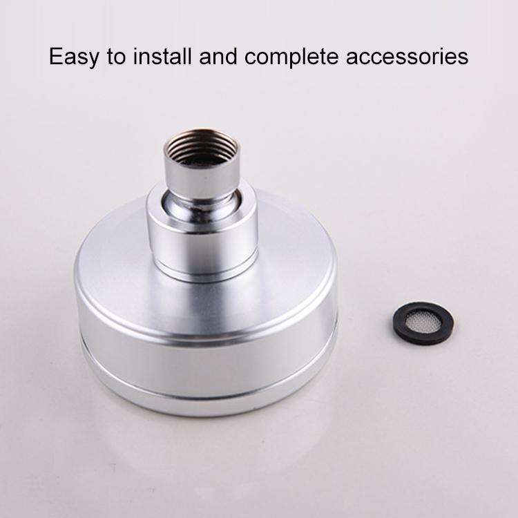 Removable and Washable 304 Stainless Steel Round Pressurized Handheld Shower Head, Size: 80mm (Si...