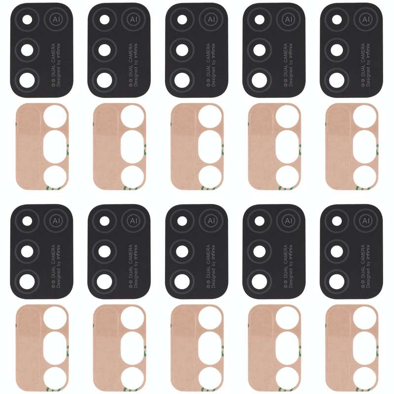 For Infinix Hot 10 Play/Smart 5 India X688C X688B X688C 10pcs Back Camera Lens