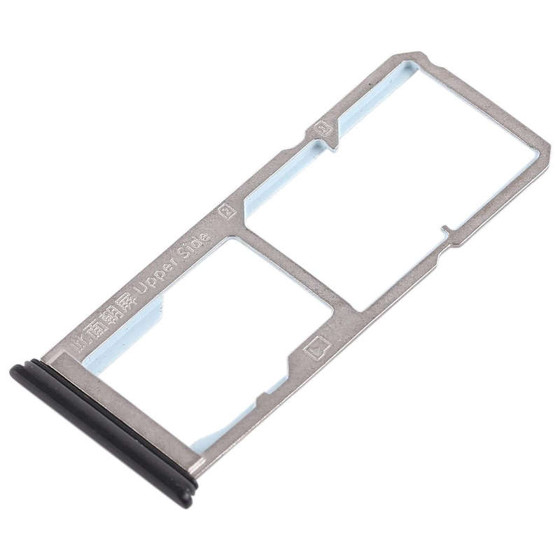 For Vivo Y69 2 x SIM Card Tray + Micro SD Card Tray (Black)