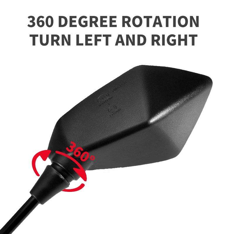 BSDDP 131 Motorcycle Modified Rearview Mirror Electric Car Pedal Car Big Vision Universal Reversi...