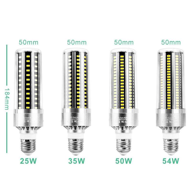 5730 LED Corn Lamp Factory Warehouse Workshop Indoor Lighting Energy Saving Corn Bulb, Power: 50W...
