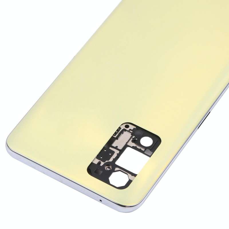 For OPPO Realme Q3 Pro 5G / Realme Q3 Pro Carnival Original Battery Back Cover + Middle Frame (Ye...