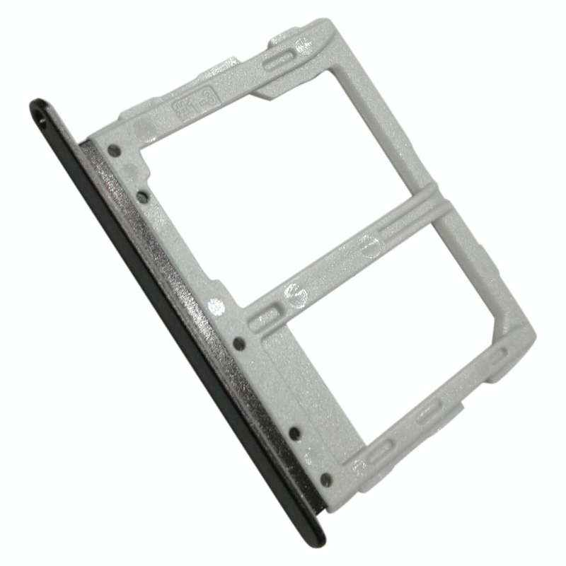 For Galaxy Tab S3 9.7 / T825 (3G Version) SIM Card Tray + Micro SD Card Tray (Black)