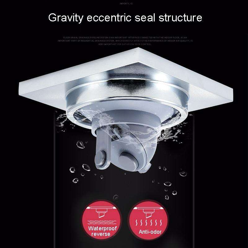 Full Copper Odor Proof Floor Drain, Style: K7006 Bronze Dual Use+Straight Row