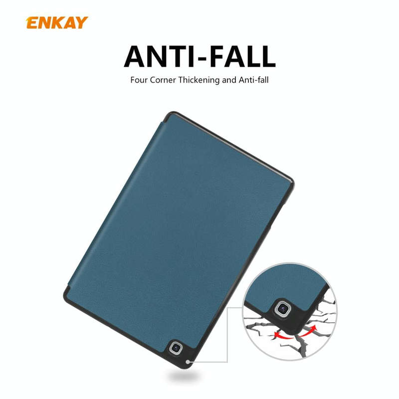For Samsung Galaxy Tab S6 Lite P610 / P615 / Tab S6 Lite 2022 / P613 / P619 ENKAY Leather Smart T...