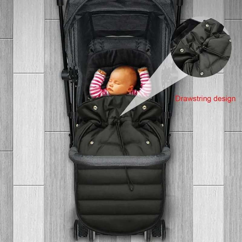 Universal Stroller Sleeping Bag Windproof Footmuff Non-Slip Warm Bunting Bag, Style: Starry Sky
