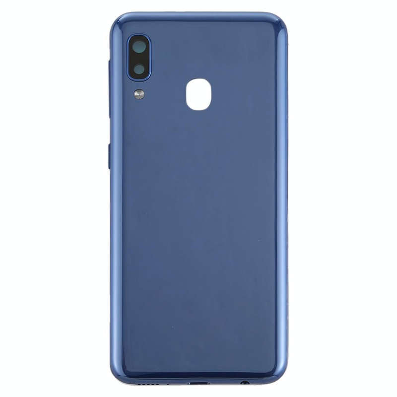 For Galaxy A20e Battery Back Cover with Side Keys (Blue)