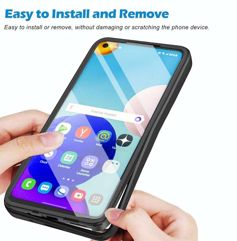 For Samsung Galaxy A21s Acrylic + TPU 360 Degrees Full Coverage Shockproof Phone Case(Green)