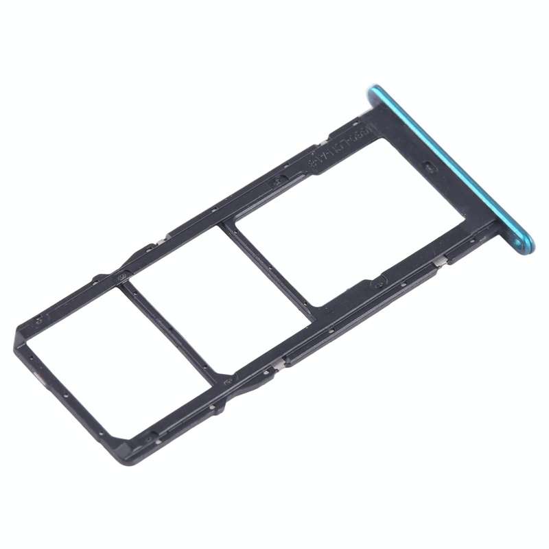 For Honor X10 Lite SIM + SIM + Micro SD Card Tray (Green)