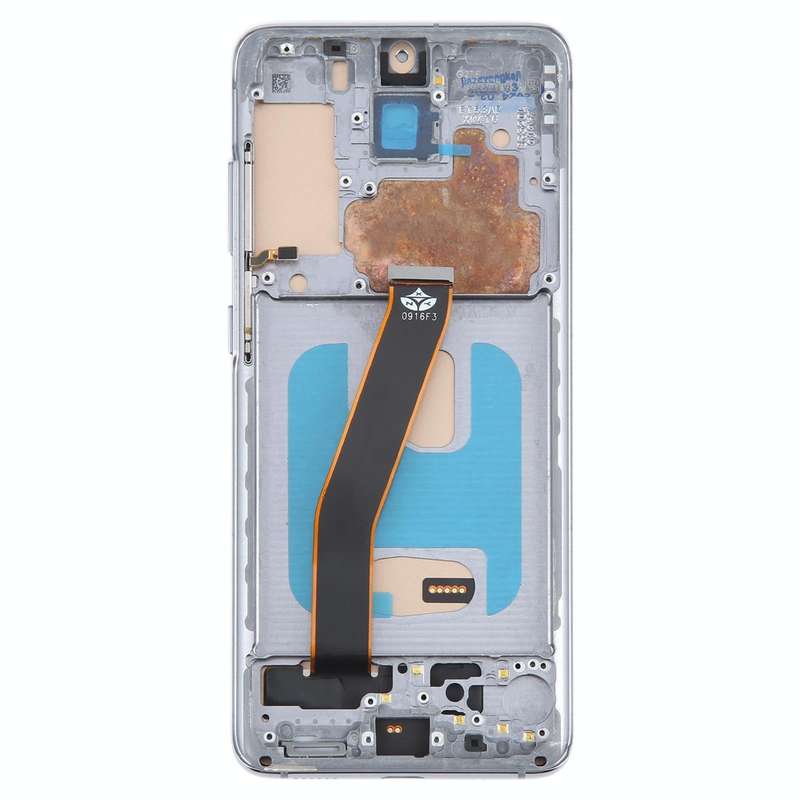 For Samsung Galaxy S20 SM-G980 TFT LCD Screen Digitizer Full Assembly with Frame, Not Supporting ...