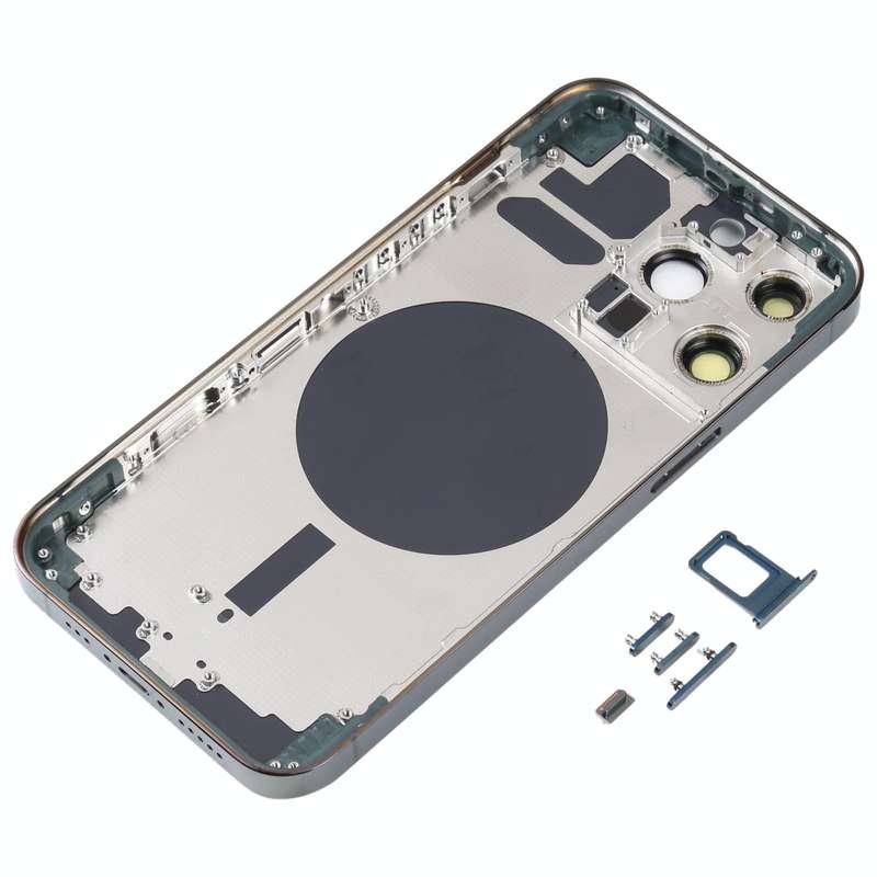 Back Housing Cover with SIM Card Tray & Side  Keys & Camera Lens for iPhone 13 Pro(Green)