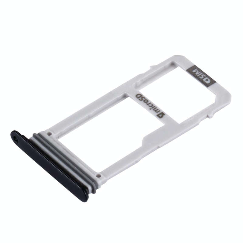 For Galaxy A3 (2017) / A320 SIM Card Tray + Micro SD Card Tray (Black)
