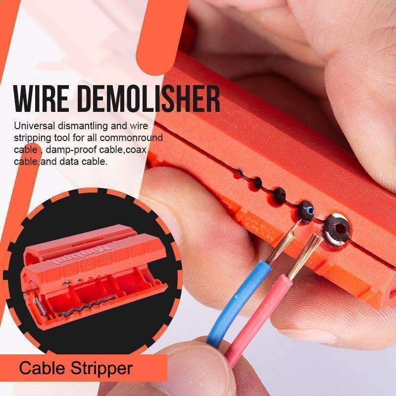 LE72041261 Rotating Cable Stripper(Red)