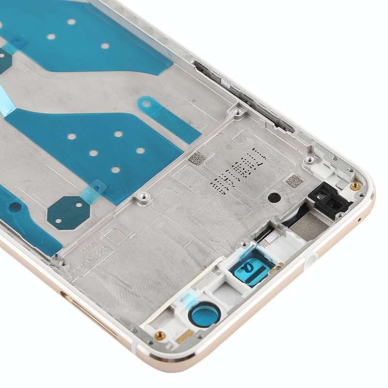 Middle Frame Bezel Plate with Side Keys for Huawei P10 Lite(White)