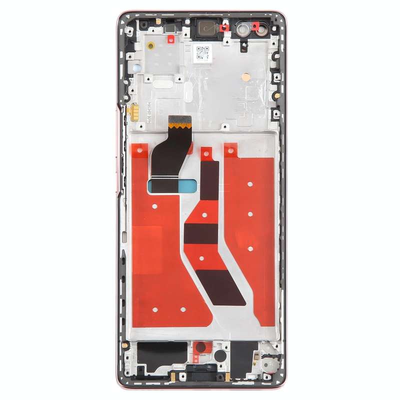Original LCD Screen and Digitizer Full Assembly with Frame for Honor 50 Pro (Rose Red)