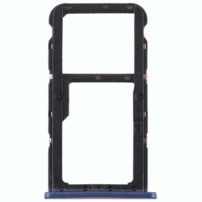 SIM Card Tray + SIM Card Tray / Micro SD Card for Huawei Maimang 6(Blue)