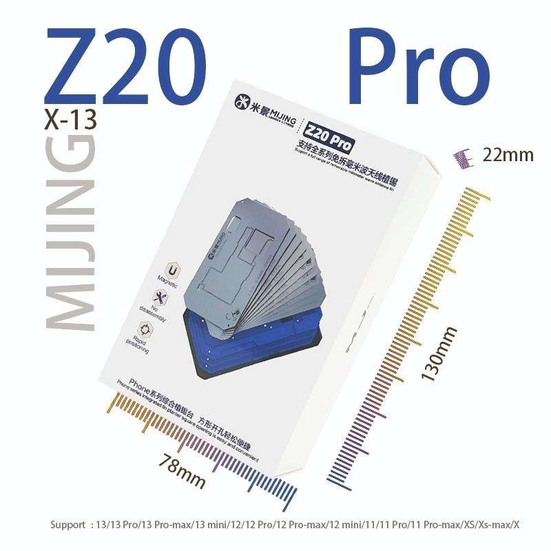 MiJing Z20 Pro For iPhone X-13 Pro Max 14 in 1 Middle Layer Motherboard Reballing Soldering Platform
