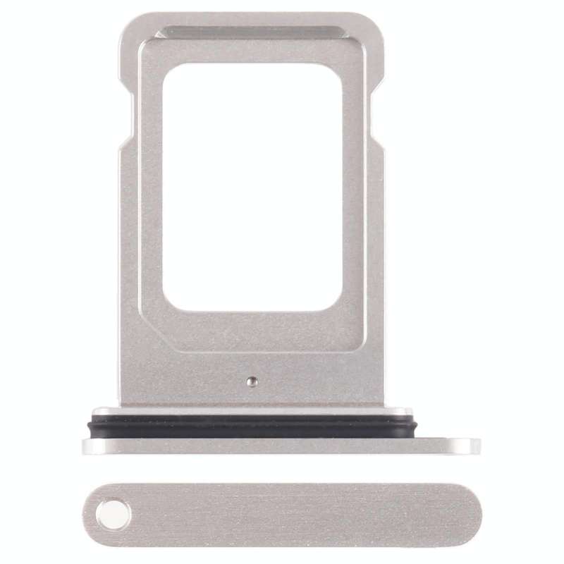 For iPhone 15 Pro Max SIM Card Tray (White)