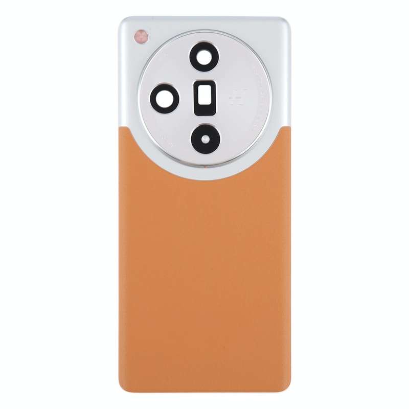 For OPPO Find X7 Ultra Original Battery Back Cover with Camera Lens Cover(Brown)