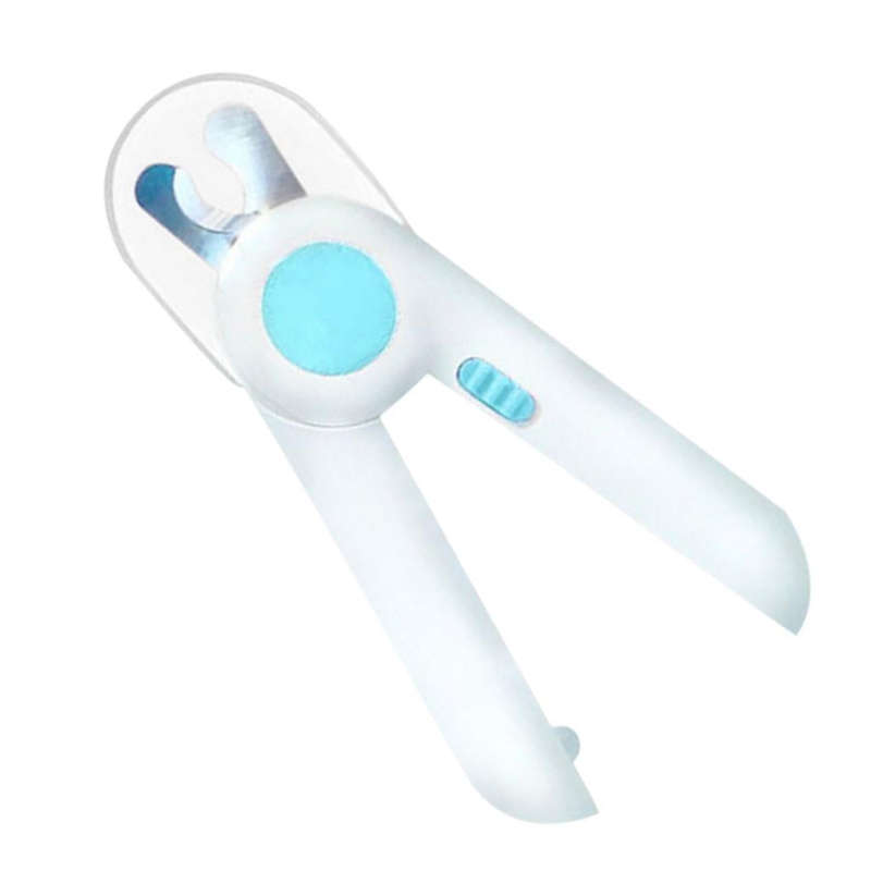 Pet Cat and Dog LED Light Nail Clippers (Blue)