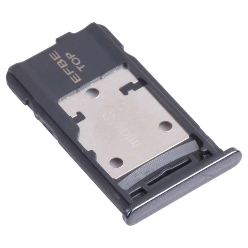 For Samsung Galaxy M31s SM-M317 SIM Card Tray + SIM Card Tray + Micro SD Card Tray (Black)