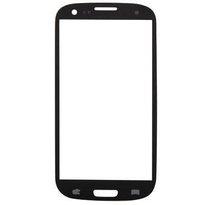 For Samsung Galaxy SIII / i9300 10pcs Front Screen Outer Glass Lens (Black)