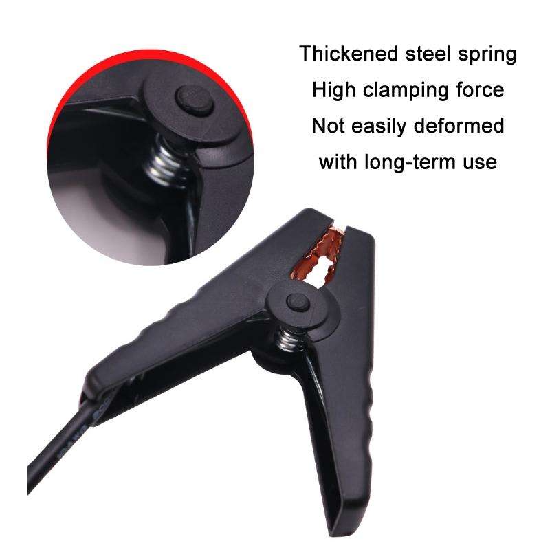 Car Emergency Starter Power Battery Connection Lighter Cable(Large Clip)