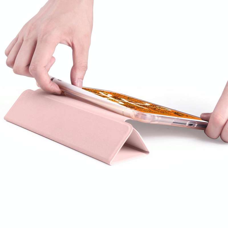 For iPad Mini 5 / Mini 4 3-folding Horizontal Flip PU Leather + Shockproof TPU Case with Holder &...