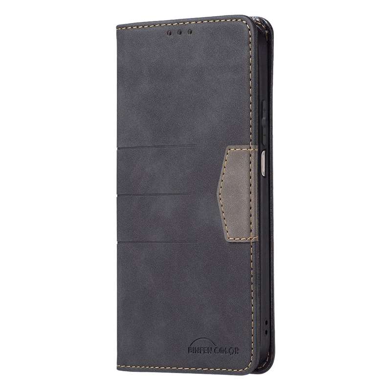 For Xiaomi Mi 11T / 11T Pro Magnetic Splicing Leather Phone Case(Black)
