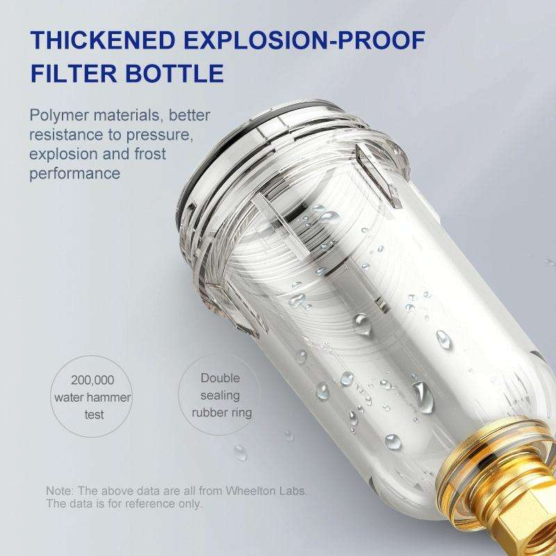 WHEELTON WHT-P0038 Home Whole House High Flow Pre-filter Automatic Rotating Central Water Purifier