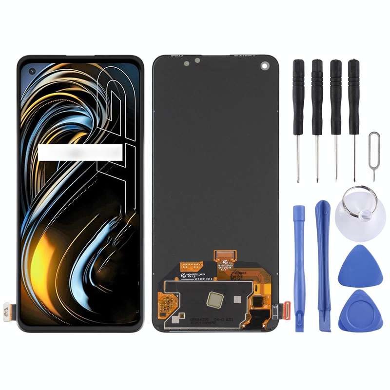 Original Super AMOLED Material LCD Screen and Digitizer Full Assembly for OPPO Realme GT 5G / Rea...