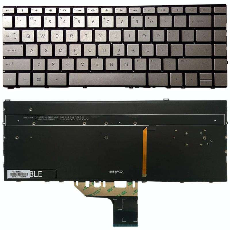 US Version Keyboard with Keyboard Backlight for HP Spectre x360 13-w series 13-w013dx 13-w014dx 1...