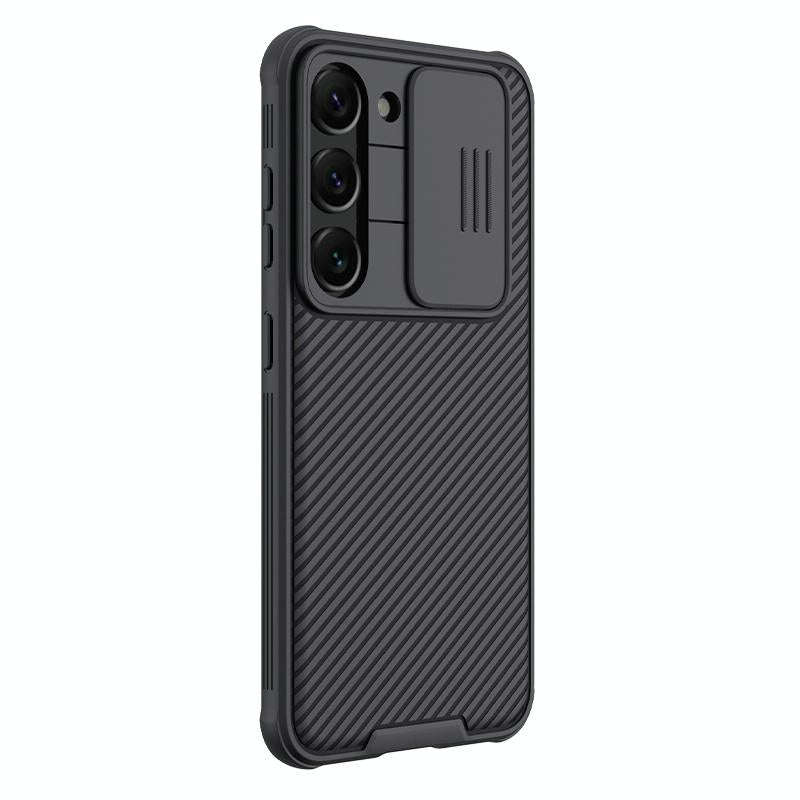 For Samsung Galaxy S23+ 5G NILLKIN Black Mirror Pro Series Camshield Phone Case(Black)