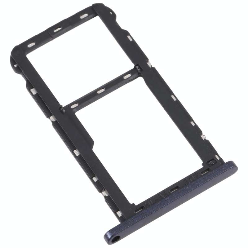 For ZTE Blade A52 SIM Card Tray + SIM Card Tray / Micro SD Card Tray (Grey)