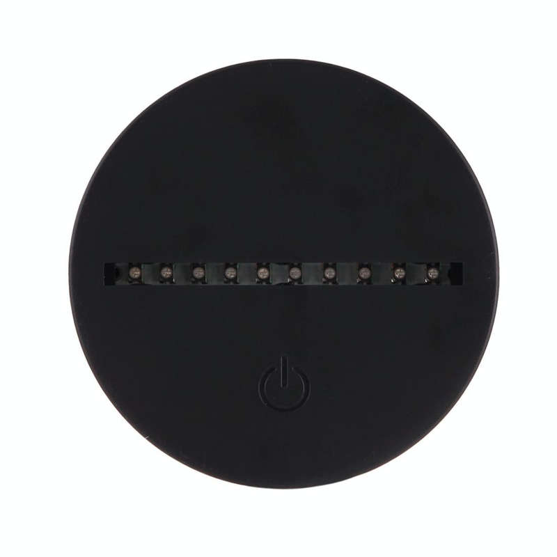 Giraffe Style 3D Touch Switch Control LED Light , 7 Color Discoloration Creative Visual Stereo La...