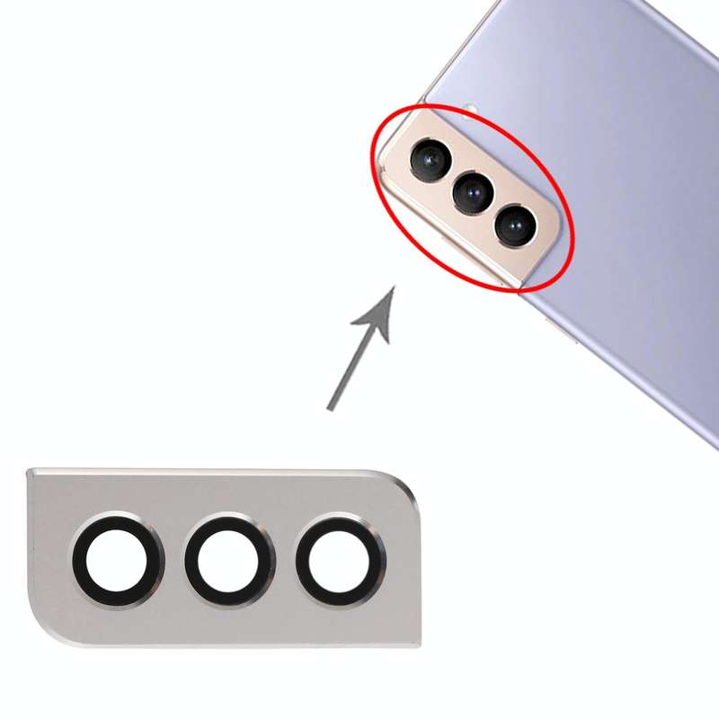 For Samsung Galaxy S21+ 5G Camera Lens Cover (Silver)