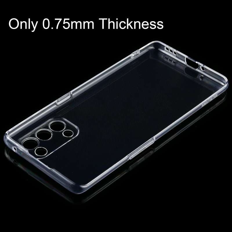 For OPPO Reno5 Pro 0.75mm Ultra-thin Transparent TPU Soft Protective Case