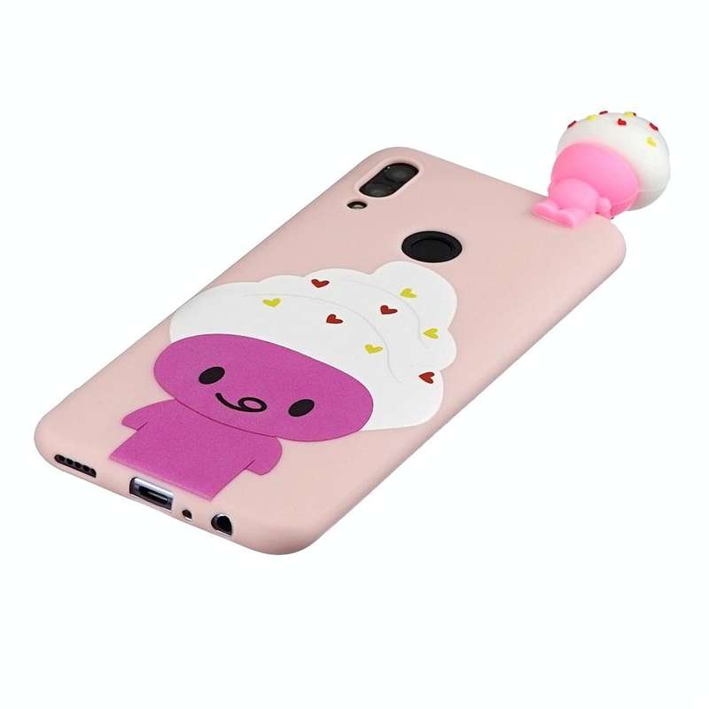 For Huawei P Smart 2019 Shockproof Cartoon TPU Protective Case(Ice Cream)