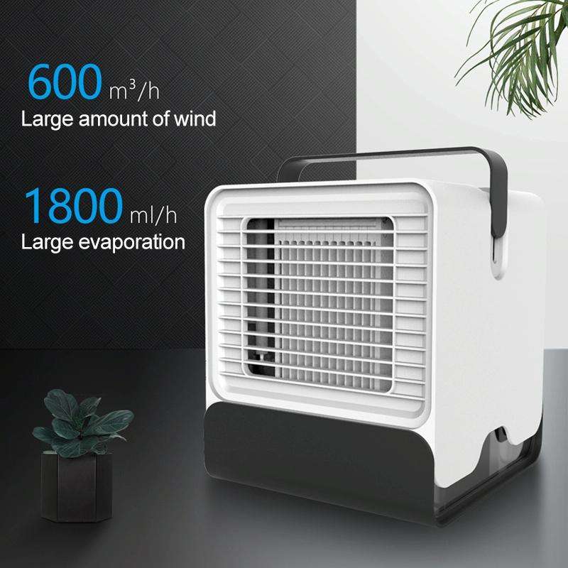 Spades A New Negative ion Air Conditioning Fan Household Humidification Air Cooler(Black)
