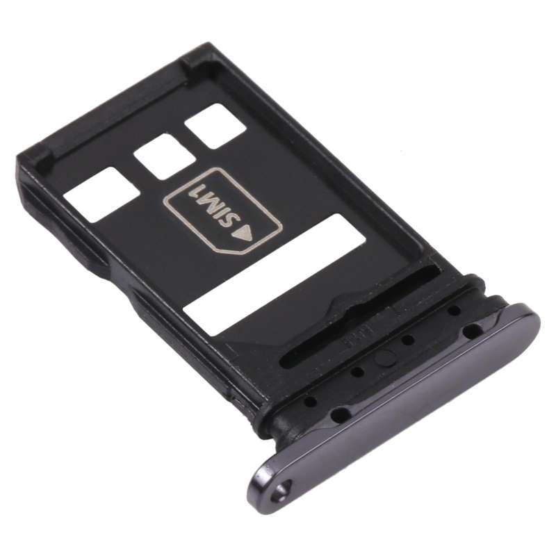 SIM Card Tray + NM Card Tray for Huawei P40 Pro (Black)