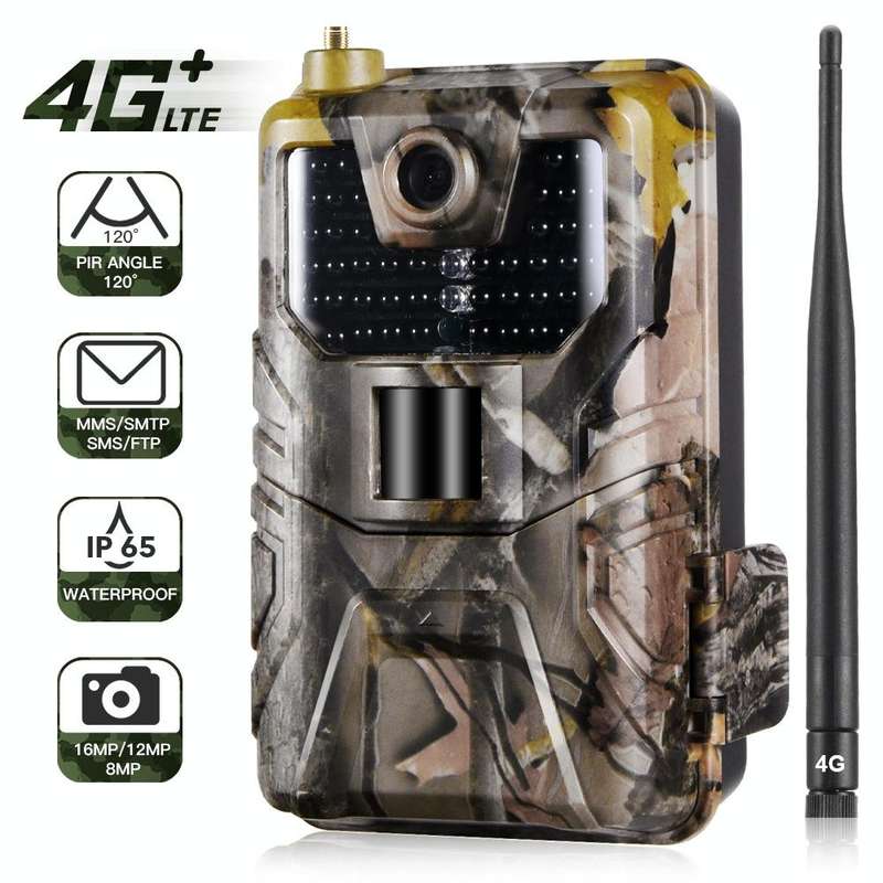HC-900LTE 20MP 2K Wildlife Hunting Trail Camera Photo Traps Night Vision 4G SMS MMS SMTP Cellular...