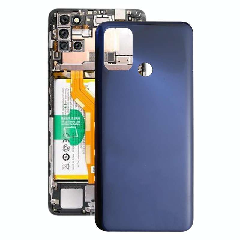 For OPPO Realme 7i / Realme C17 / RMX2103 / RMX2101 Battery Back Cover (Blue)